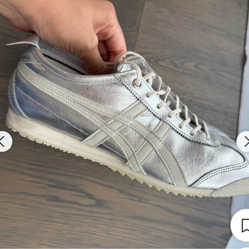 Onitsuka Tiger by Asics Silver Sneakers